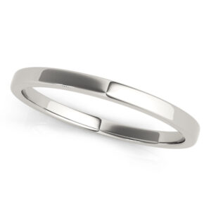 Flat Top Wedding Band