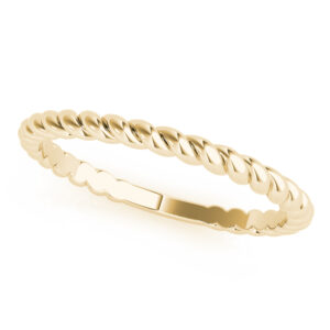 Thick Rope Wedding Band