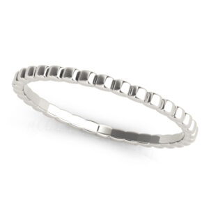 Square Pattern Wedding Band