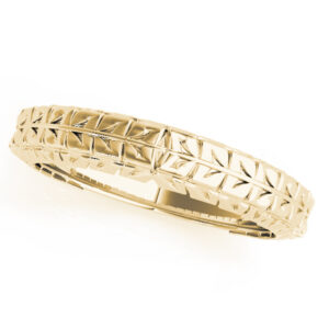 Arrow Pattern Wedding Band